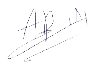 Signature d'Arnaud Benedetti
