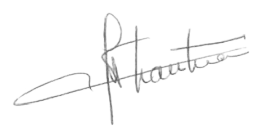 Signature de Jean-Vincent Chantreau